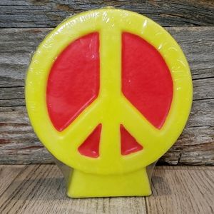 Peace Sign Candle